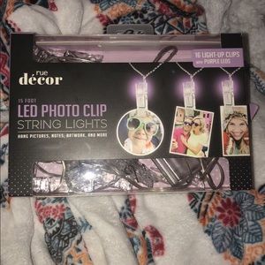 led photo clip string lights
